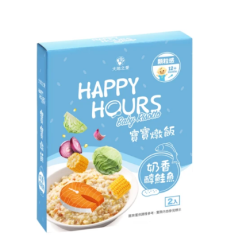 大地之愛-HAPPY HOURS寶寶燉飯-奶香醇鮭魚6入(專為12個月以上幼兒設計)