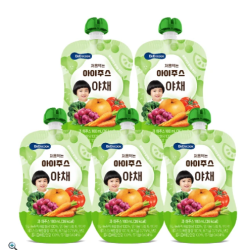 BEBECOOK寶膳-韓國 嬰幼兒綜合蔬果汁 5入組(100%蔬菜及水果製成)