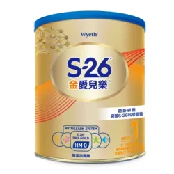 惠氏Wyeth-S-26 金愛兒樂嬰兒配方（再升級版）400gx1罐(0~12個月)
