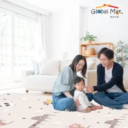 Global mat 新款國民地墊XPE經典款 2CM加厚雙面摺疊地墊-200X150(不挑款)