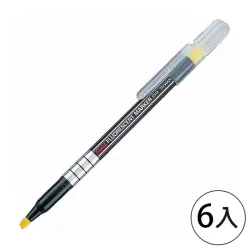 Pentel 飛龍 S512 螢光筆G 黃(6入1包)