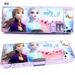 TDL 冰雪奇緣雙面鉛筆盒多功能鉛筆盒