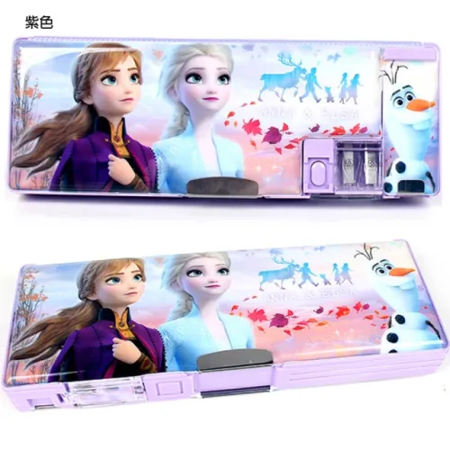 TDL 冰雪奇緣雙面鉛筆盒多功能鉛筆盒