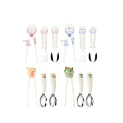 JAR 嚴選 可愛卡通學習筷(/學習筷 兒童筷子 兒童餐具 兒童湯匙 兒童學習筷 兒童餐具組)