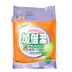 加倍潔-尤加利+小蘇打-防蹣潔白濃縮洗衣粉 2kg(防潮蓋 補充包)