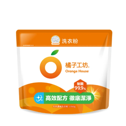 橘子工坊-天然濃縮洗衣粉-制菌力99.9%(1350g)