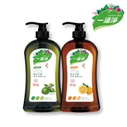 一滴淨-蘆薈多酚食品用洗潔精 1000g(柑橘精油/檸檬精油洗碗精)