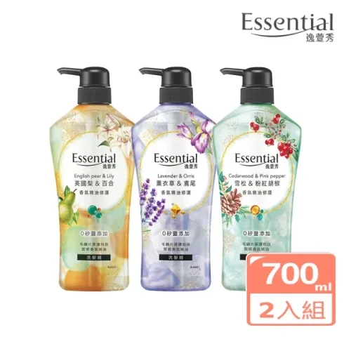逸萱秀-香氛精油修護 洗髮精700mlx2入組
