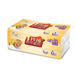 春風一秒抽取式廚房紙巾 120抽*3包*4串/箱