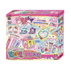 Sanrio三麗鷗 璀璨膠畫-精緻吊飾組 適合年齡3+