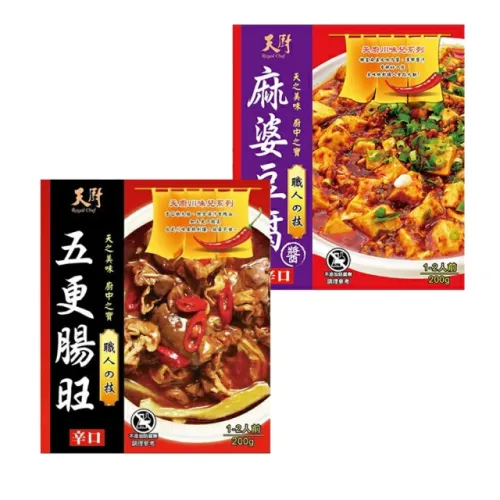 天廚-五更腸旺/麻婆豆腐 調理包200g-六入組