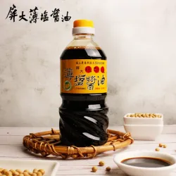 屏大非基改薄鹽醬油(560ml/瓶)